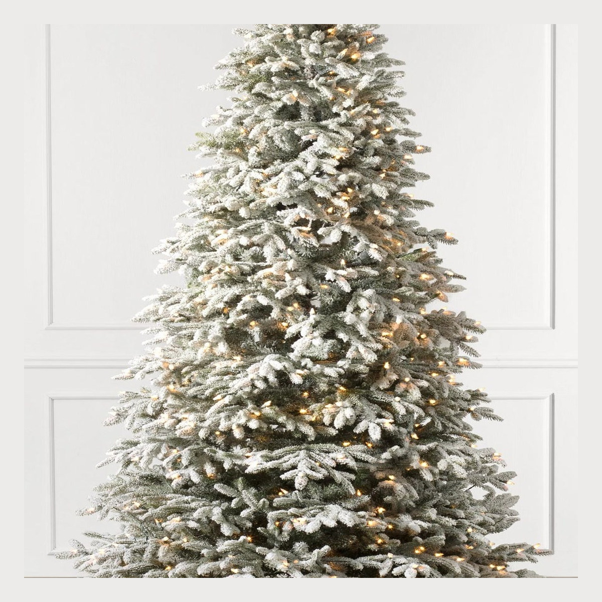Frosted Fraser Fir Artificial Christmas Tree, 7.5 ft